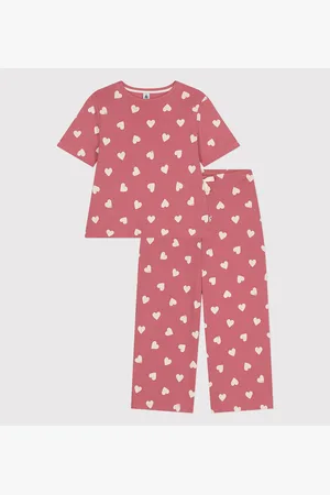 Petit Bateau Pyjama met korte mouwen in katoen