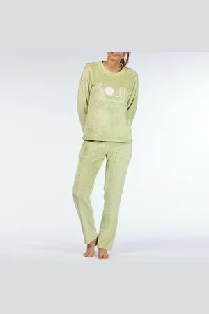 Melissa Brown Heel zachte pyjama met lange mouwen Japan