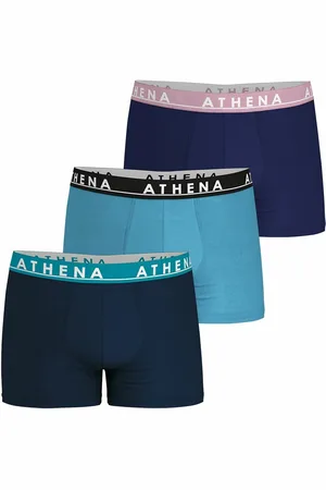 ATHENA Set van 3 effen boxershorts Easy Color