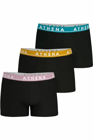 ATHENA Set van 3 effen boxershorts Easy Color