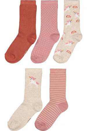 La Redoute Set van 5 paar kousen, eenhoorn motief