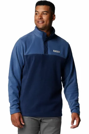 Columbia Fleece trui met opstaande kraag met drukknopen Steens Mountain