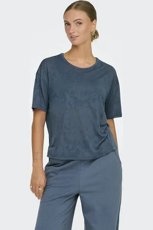 ONLY T-shirt Aub-Bia used motief en losse snit