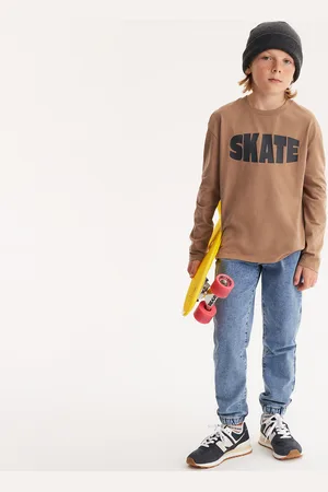 La Redoute T-shirt met lange mouwen en tekst