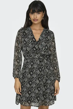ONLY Korte jurk met V-hals