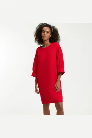 La Redoute Korte rechte jurk, reliëf jacquard