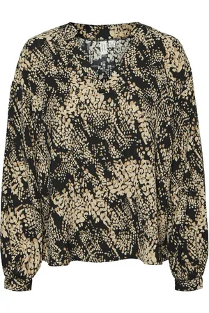 VERO MODA Bedrukte blouse met V-hals