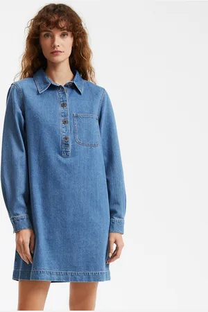 La Redoute Korte jurk in denim, Signature ALBANE