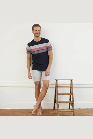 Dodo Pyjama met strepen en korte mouwen