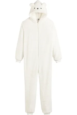 La Redoute Donzige onesie met kap, beermotief