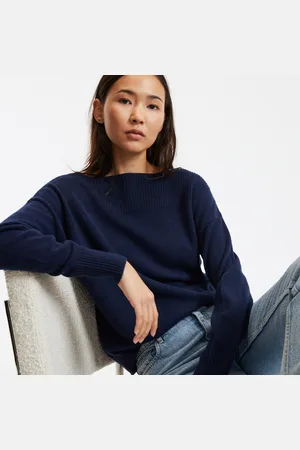 La Redoute Trui met boothals in fijn tricot, kasjmier