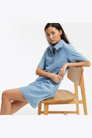 La Redoute Korte jurk in denim