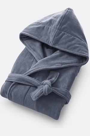La Redoute Badjas met kap in fluwelen badstof 450 g/m2, Trizie