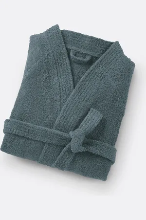 La Redoute Badjas in badstof, kimono kraag, 450g/m², Haxel