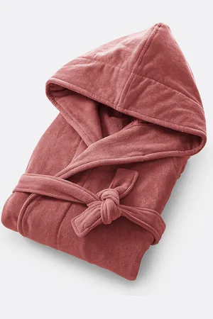 La Redoute Badjas met kap in fluwelen badstof 450 g/m2, Trizie