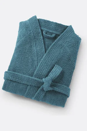 La Redoute Badjas in badstof, kimono kraag, 450g/m², Haxel