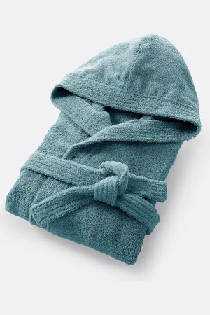 La Redoute Badjas met kap in bouclette badstof 450 g/m2, Haxel