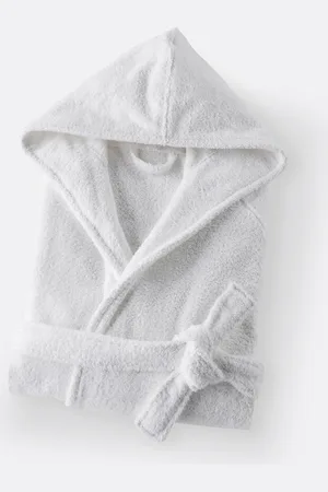 La Redoute Badjas met kap voor volwassenen, in bio katoen 450 g/m2, Ismo