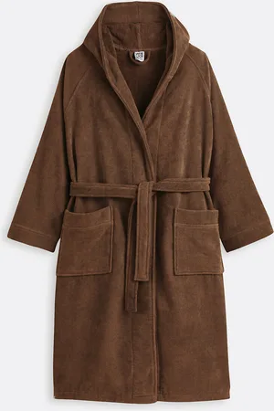 La Redoute Badjas met kap in fluwelen badstof 450 g/m2, Trizie