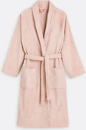 La Redoute Badjas met sjaalkraag, in fluweel 450g/m², Trizie