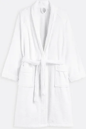 La Redoute Badjas in badstof, kimono kraag, 450g/m², Haxel