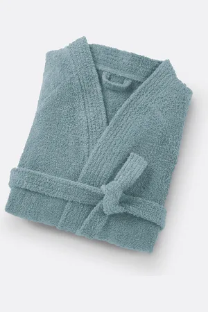 La Redoute Badjas in badstof, kimono kraag, 450g/m², Haxel