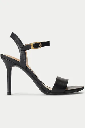 Ralph Lauren Sandalen met hoge hak, in leer GWEN
