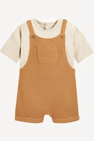 La Redoute 2-delig ensemble, T-shirt en salopette