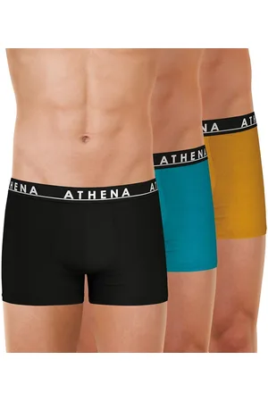 ATHENA Set van 3 effen boxershorts Easy Color