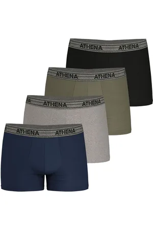 ATHENA Set van 4 boxershorts Basic Coton
