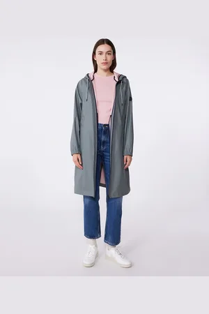 Petit Bateau Lange regenjas met kap