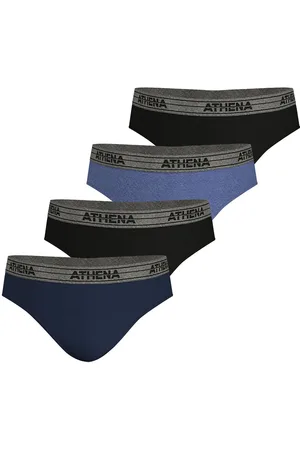 ATHENA Set van 4 basic slips in katoen