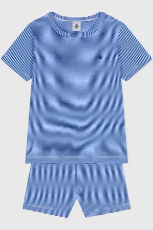Petit Bateau Gestreepte pyjashort in katoen