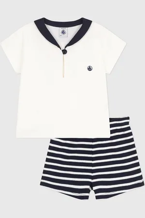 Petit Bateau 2-delige ensemble, T-shirt en short