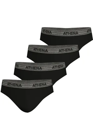 ATHENA Set van 4 basic slips in katoen