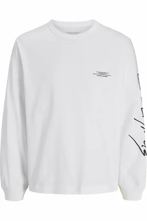 JACK & JONES T-shirt met lange mouwen en logo