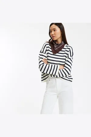 La Redoute Gestreepte trui met ronde hals, Signature GUILLAUME