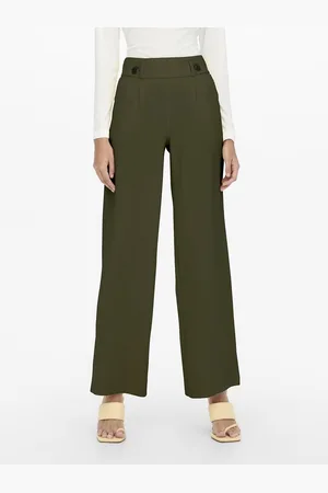 JDY Wijde broek met hoge taille