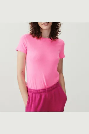American Vintage T-shirt met V-hals en korte mouwen Sonoma