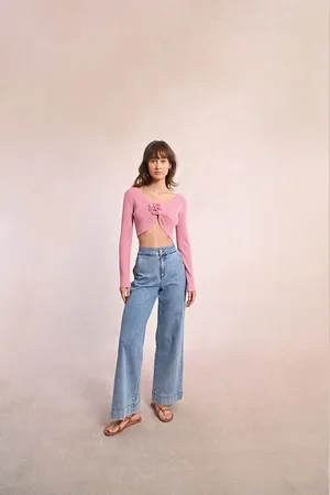 Molly Bracken Wijde jeans