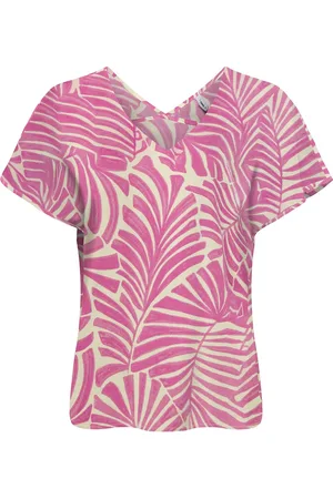 ONLY Bedrukte blouse met korte mouwen