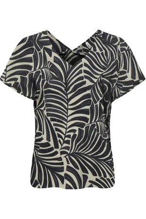 ONLY Bedrukte blouse met korte mouwen