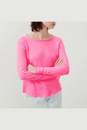 American Vintage T-shirt met boothals en lange mouwen Sonoma