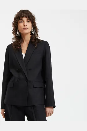 La Redoute Losvallende blazerjasje met dubbele rij knopen, Signature Iseult