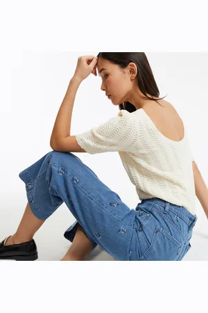 La Redoute Trui in fijn tricot met ronde hals