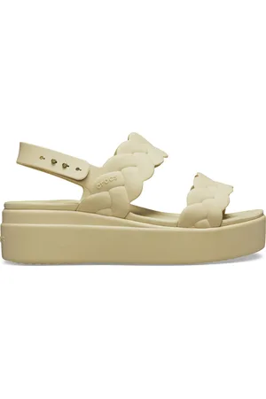 Crocs Sandalen met plateauzool Brooklyn Woven Upper