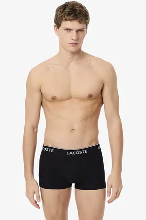 Lacoste Set van 3 effen boxershorts, stretch katoen