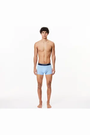 Lacoste Set van 3 effen boxershorts, stretch katoen