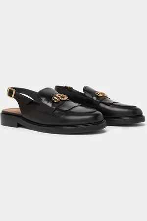 Jonak Leren slingback loafers Delphy