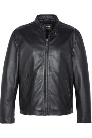 Schott NYC Bikerjasje van lamsleer